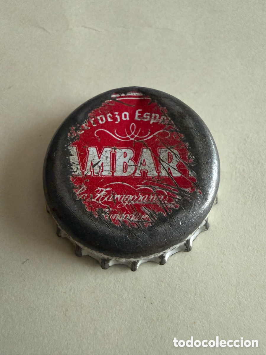 Coleccionismo de cervezas: CHAPA CERVEZA. AMBAR 2. Tap&oacute;n Corona