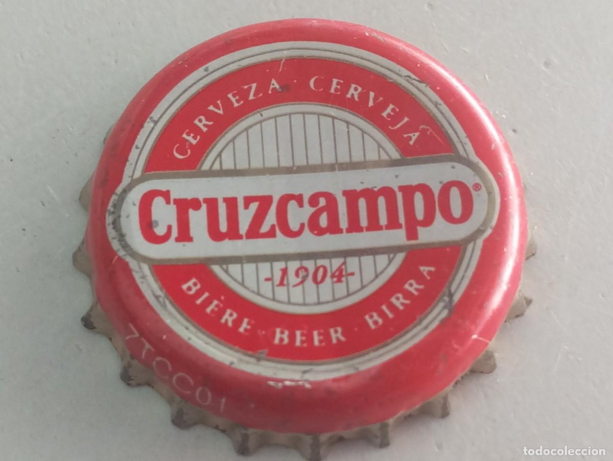 Coleccionismo de cervezas: Chapa tap&oacute;n corona de la cerveza espa&ntilde;ola CRUZCAMPO 1904 - CERVEZA CERVEJA BIERE BEER BIRRA