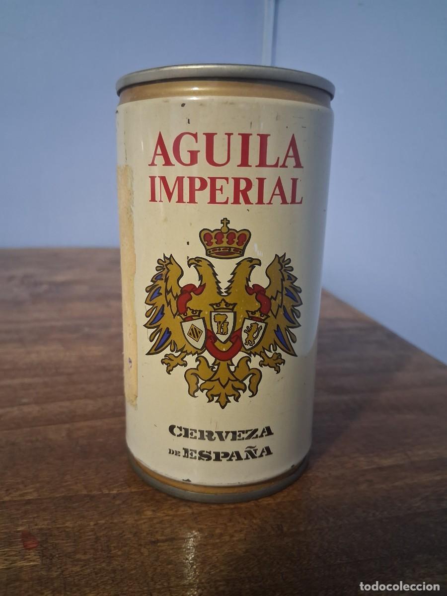 Coleccionismo de cervezas: Lata acero cerveza El &aacute;guila imperial Spain Espa&ntilde;a beer