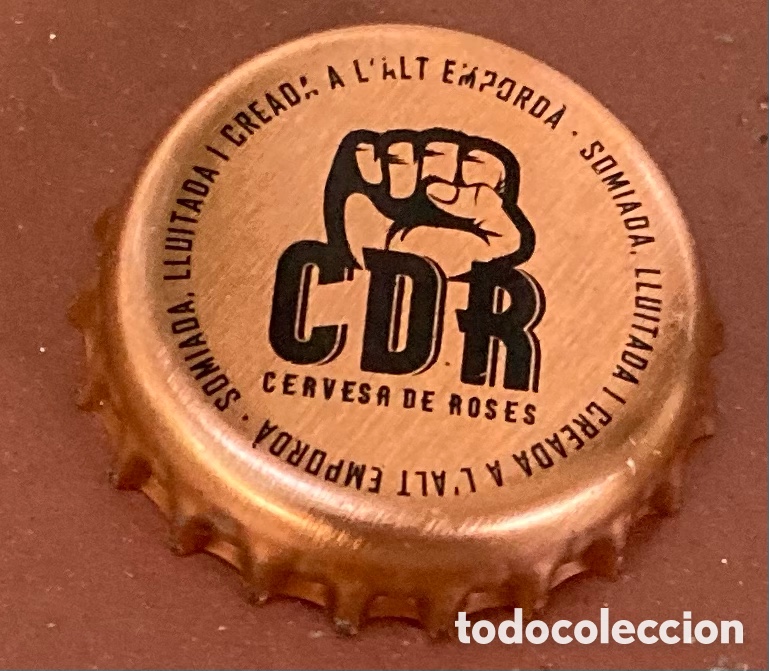Coleccionismo de cervezas: TAP&Oacute;N CORONA BIERE CHAPA CERVEZA BOTTLE CAP BEER CERVESA CDR (1).ALT EMPORDA.-LOTE N. 2255--CARMANJO