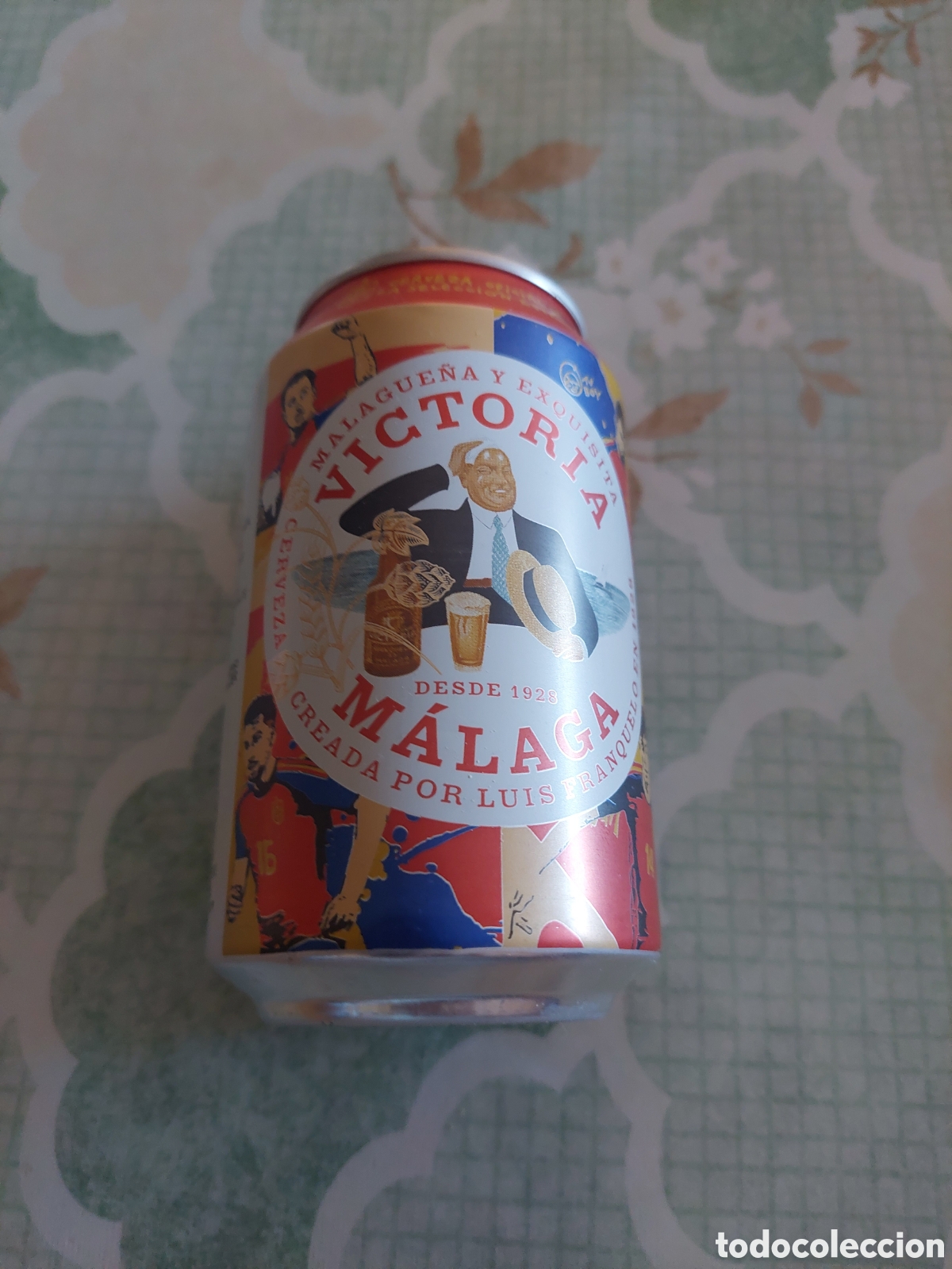 Coleccionismo de cervezas: 2026 MUNDIAL F&Uacute;TBOL CERVEZA BOTE VAC&Iacute;O VICTORIA M&Aacute;LAGA