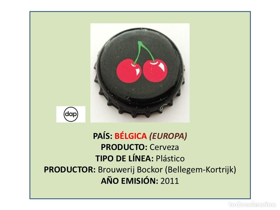 Coleccionismo de cervezas: TAPON CORONA CAPSULA CHAPA CERVEZA BOCKOR KRIEK MAX (B&Eacute;LGICA)