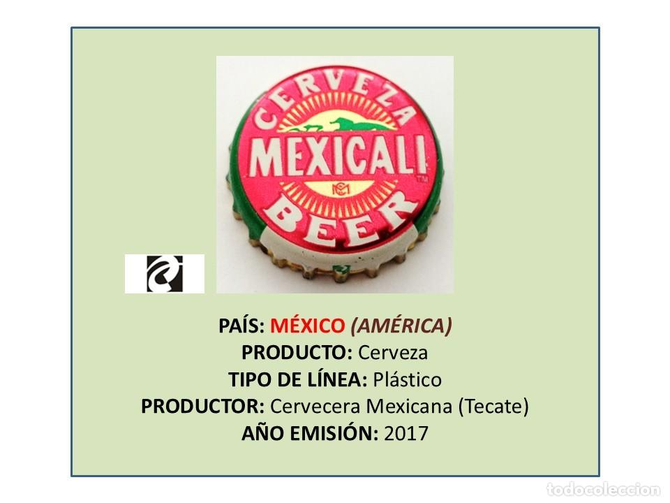 Coleccionismo de cervezas: TAPON CORONA CAPSULA CHAPA CERVEZA MEXICALI (M&Eacute;XICO)