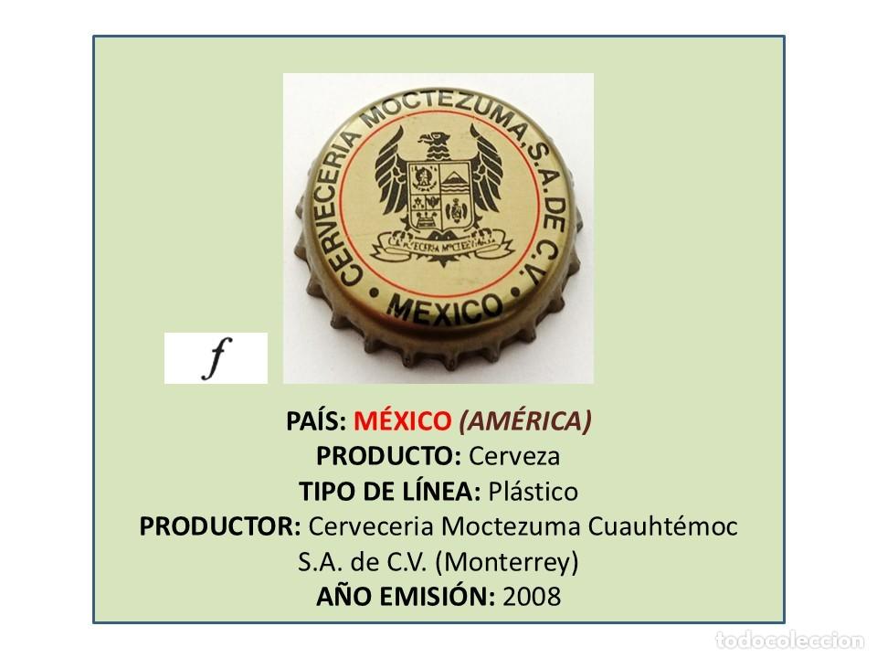 Coleccionismo de cervezas: TAPON CORONA CAPSULA CHAPA CERVEZA MOCTEZUMA (M&Eacute;XICO)