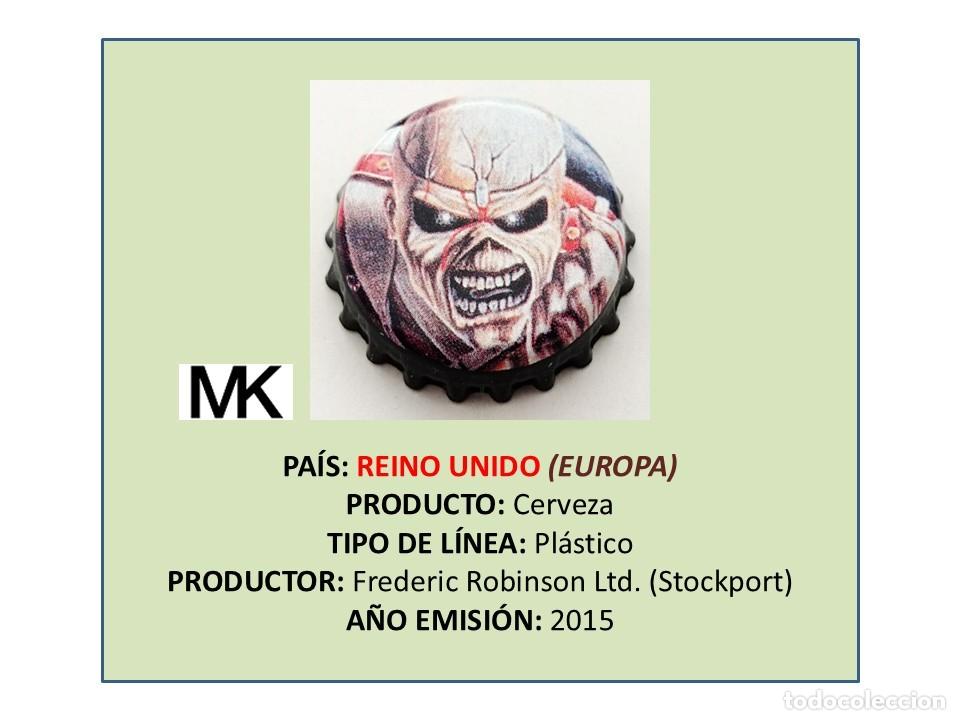 Coleccionismo de cervezas: TAPON CORONA CAPSULA CHAPA CERVEZA IRON MAIDEN TROOPER 666 (REINO UNIDO)