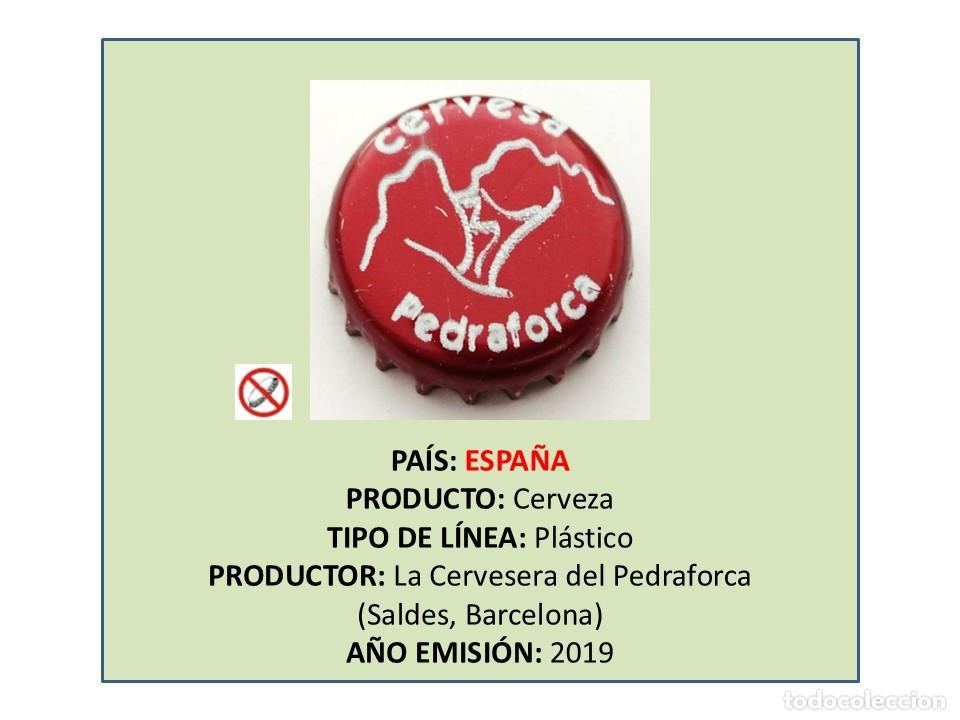 Coleccionismo de cervezas: TAPON CORONA CAPSULA CHAPA CERVEZA PEDRAFORCA (ESPA&Ntilde;A)