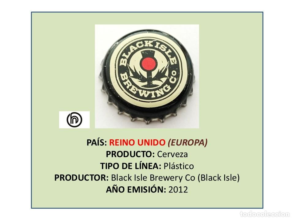 Coleccionismo de cervezas: TAPON CORONA CAPSULA CHAPA CERVEZA BLACK ISLE ORGANIC (REINO UNIDO)