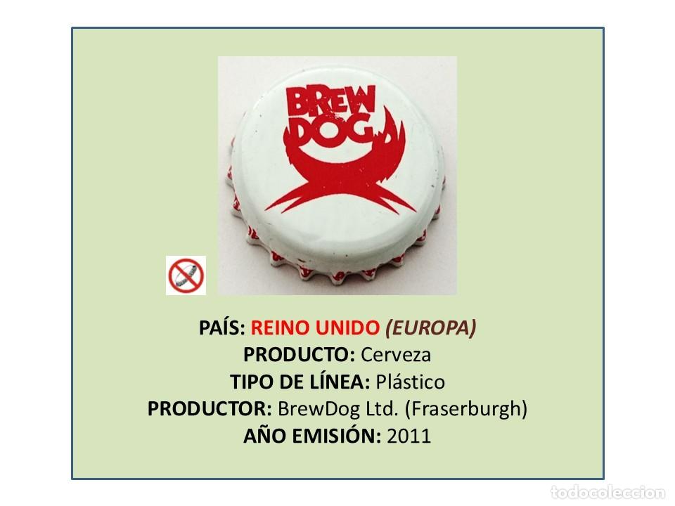 Coleccionismo de cervezas: TAPON CORONA CAPSULA CHAPA CERVEZA BREWDOG (REINO UNIDO)