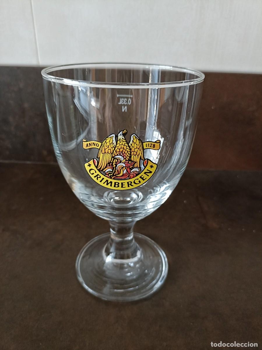 Coleccionismo de cervezas: COPA CERVEZA GRIMBERGEN - 0,33