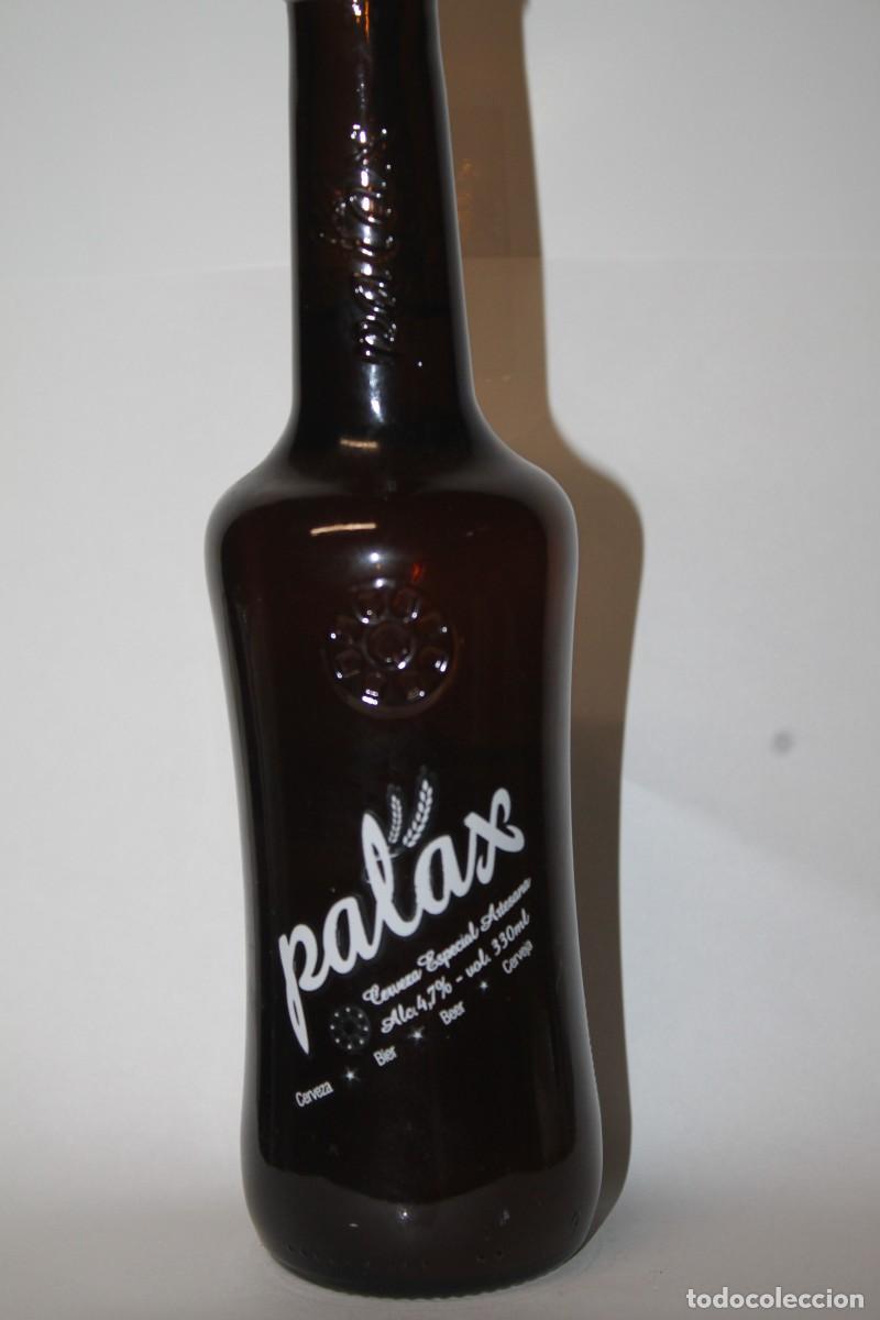 Coleccionismo de cervezas: BOTELLA CERVEZA ARTESANAL PALAX 33 CL. LLENA