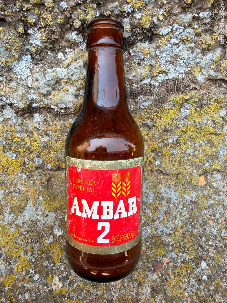 Coleccionismo de cervezas: Botella de cerveza &aacute;mbar 2