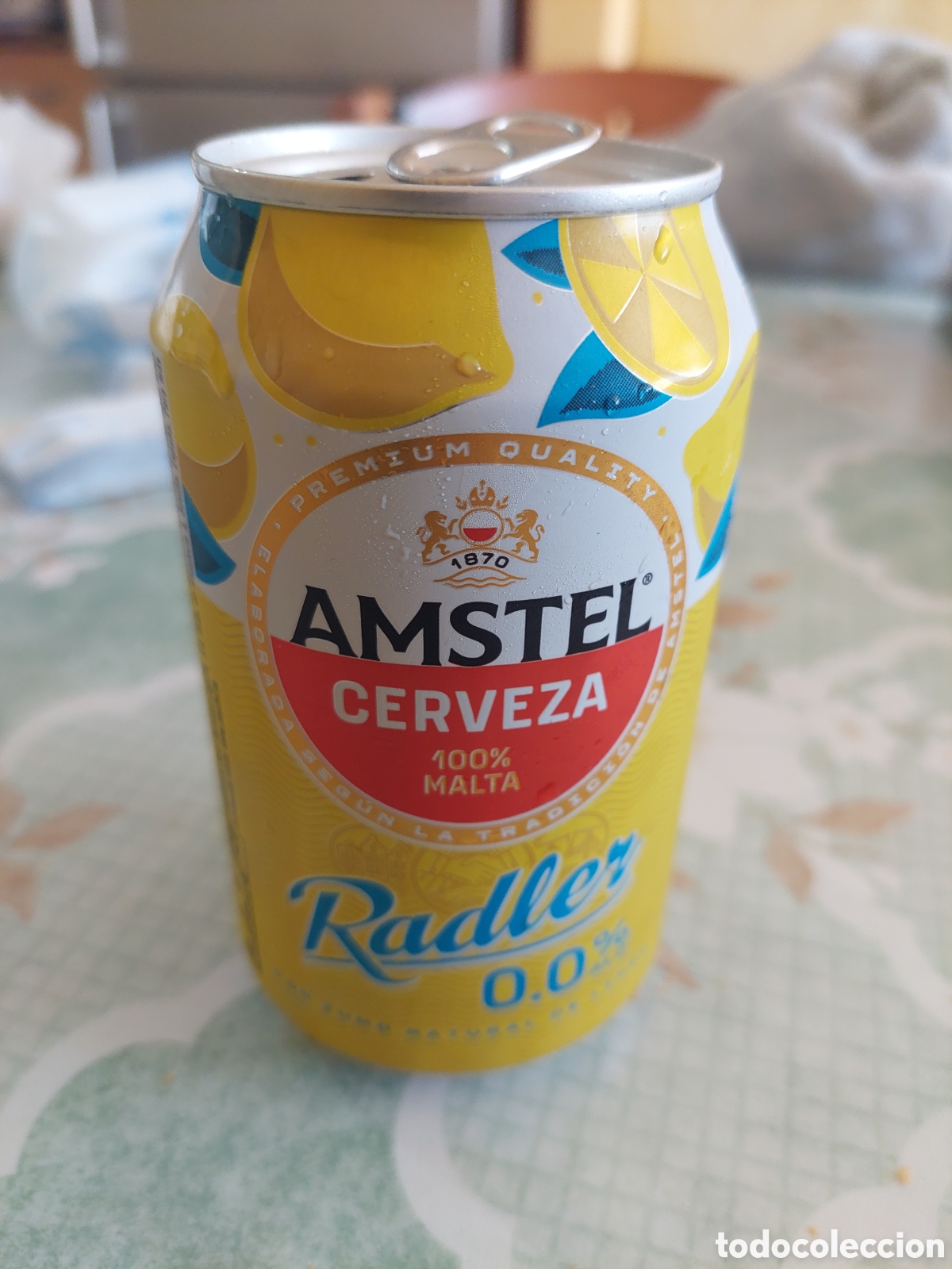 Coleccionismo de cervezas: AMSTEL CERVEZA RADLER O.O VACIA