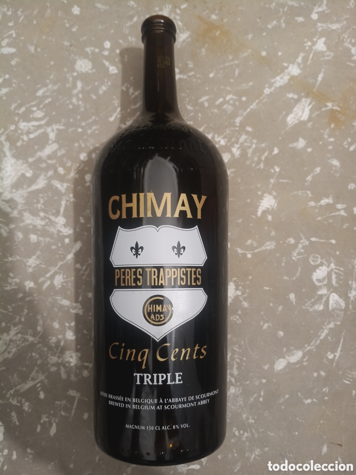 Coleccionismo de cervezas: BOTELLA CHIMAY VACIA PERES TRAPPISTES CINQ CENTS TRIPLE 1,5L