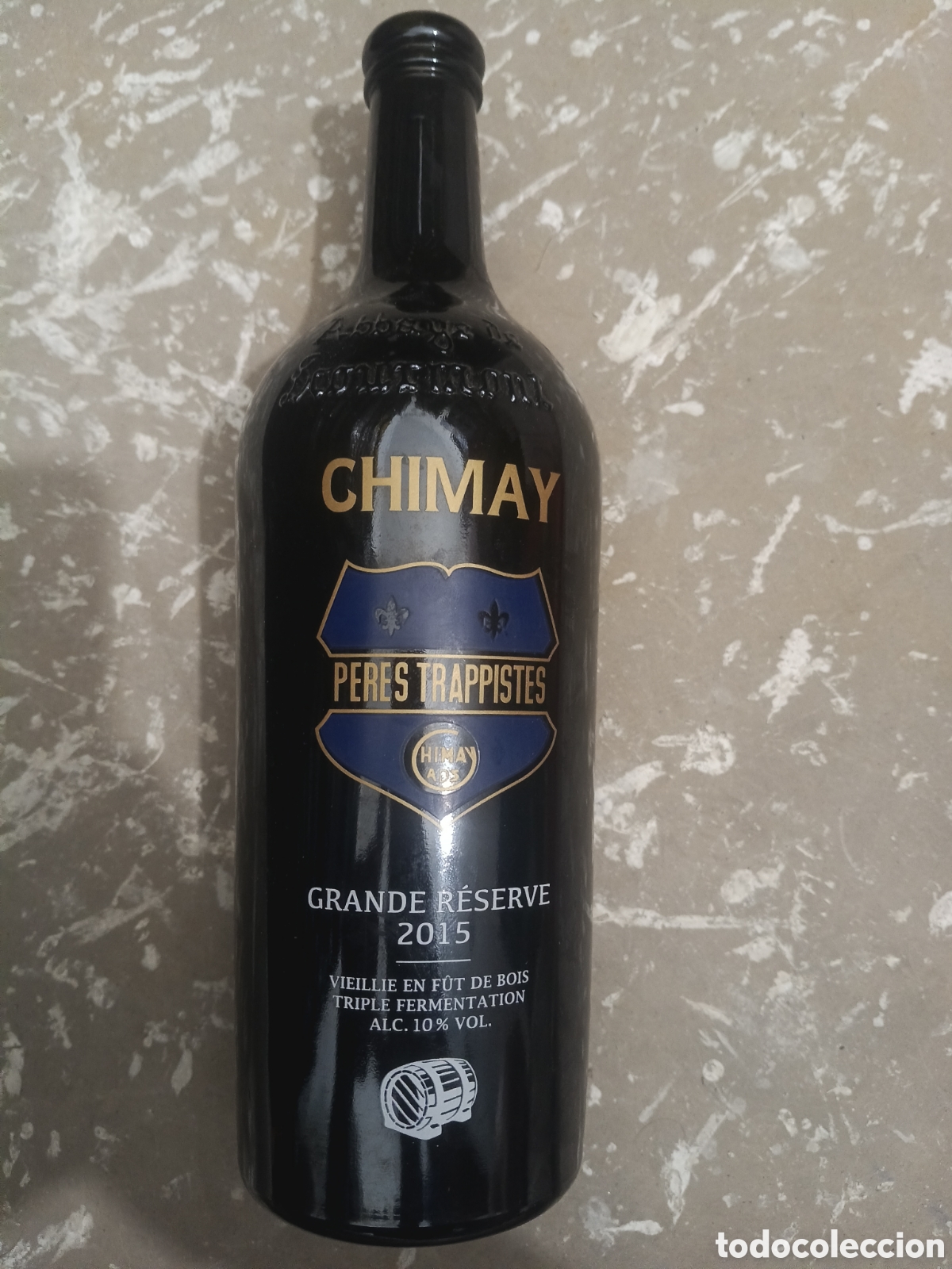 Coleccionismo de cervezas: BOTELLA CHIMAY VACIA PERES TRAPPISTES GRAN RESERVA 2015 0,75L
