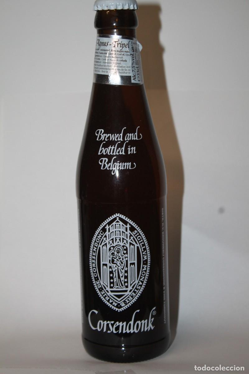 Coleccionismo de cervezas: BOTELLA CERVEZA BELGA CORSENDONK, 33 CL. LLENA