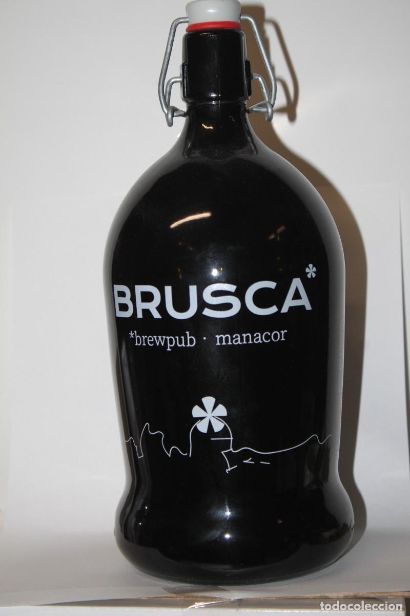 Coleccionismo de cervezas: GROWLER CERVEZA BRUSCA, MANACOR, MALLORCA LITRO, VACIA