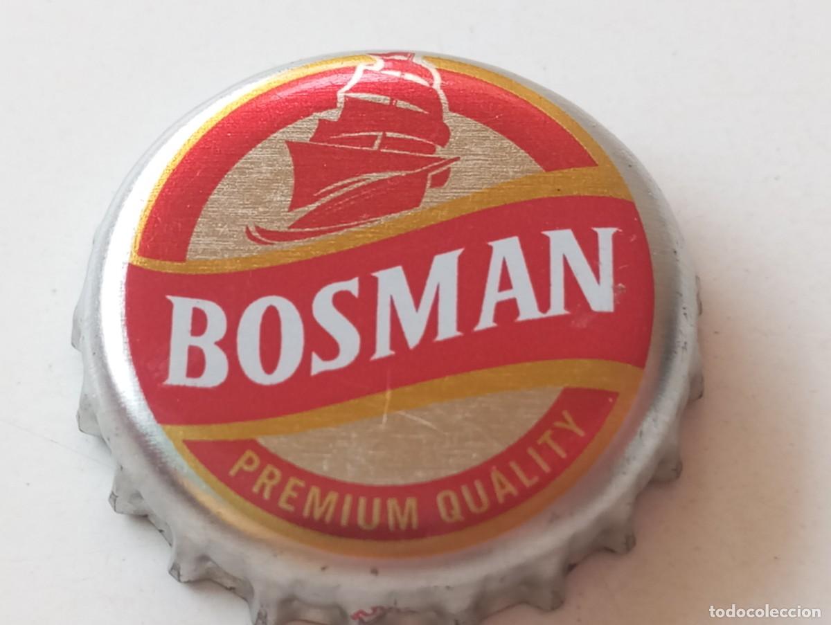 Coleccionismo de cervezas: Chapa tap&oacute;n corona de la cerveza polaca BOSMAN PREMIUM QUALITY