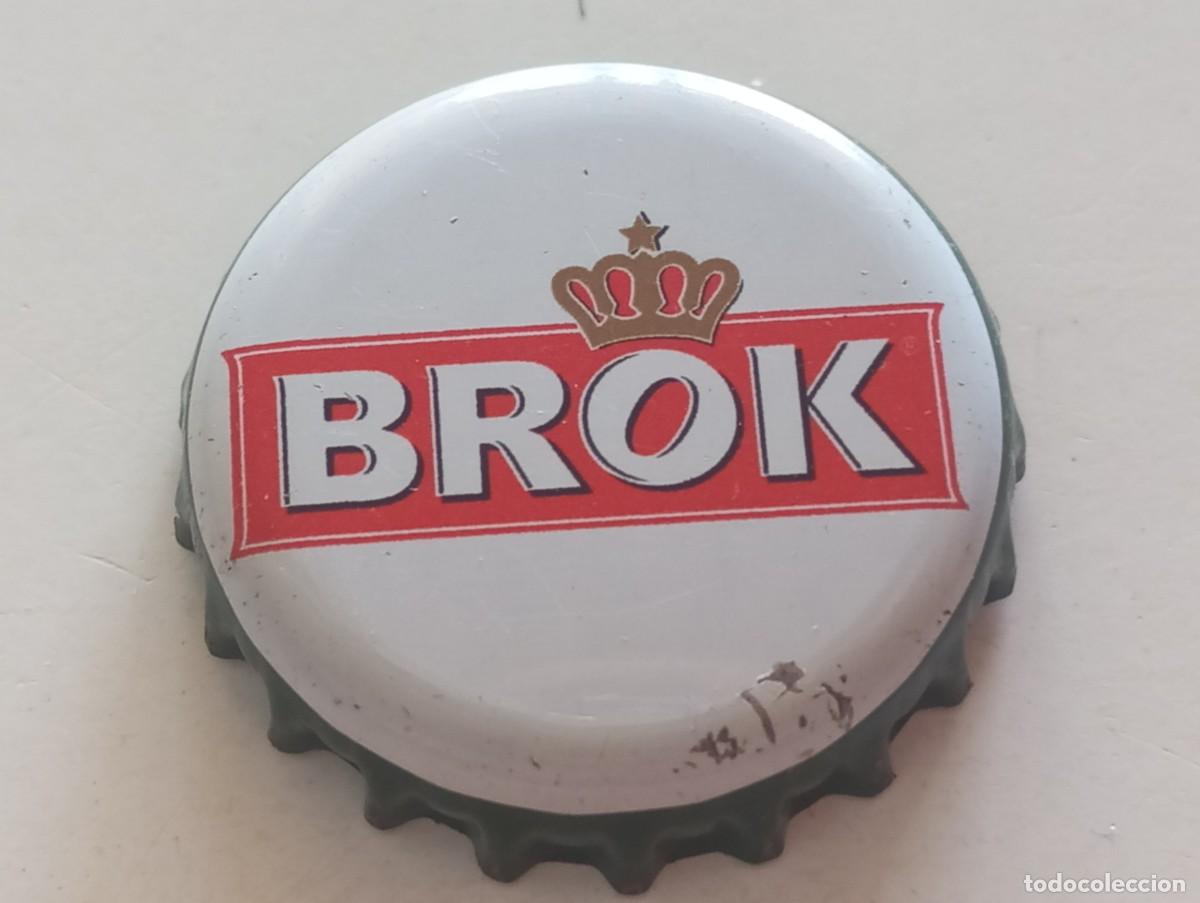 Coleccionismo de cervezas: Chapa tap&oacute;n corona de la cerveza polaca BROK