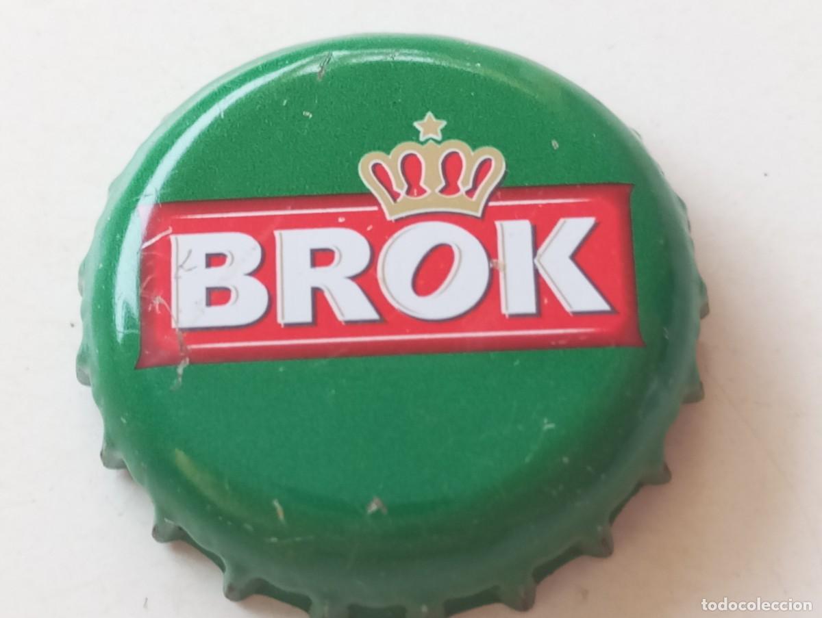 Coleccionismo de cervezas: Chapa tap&oacute;n corona de la cerveza polaca BROK