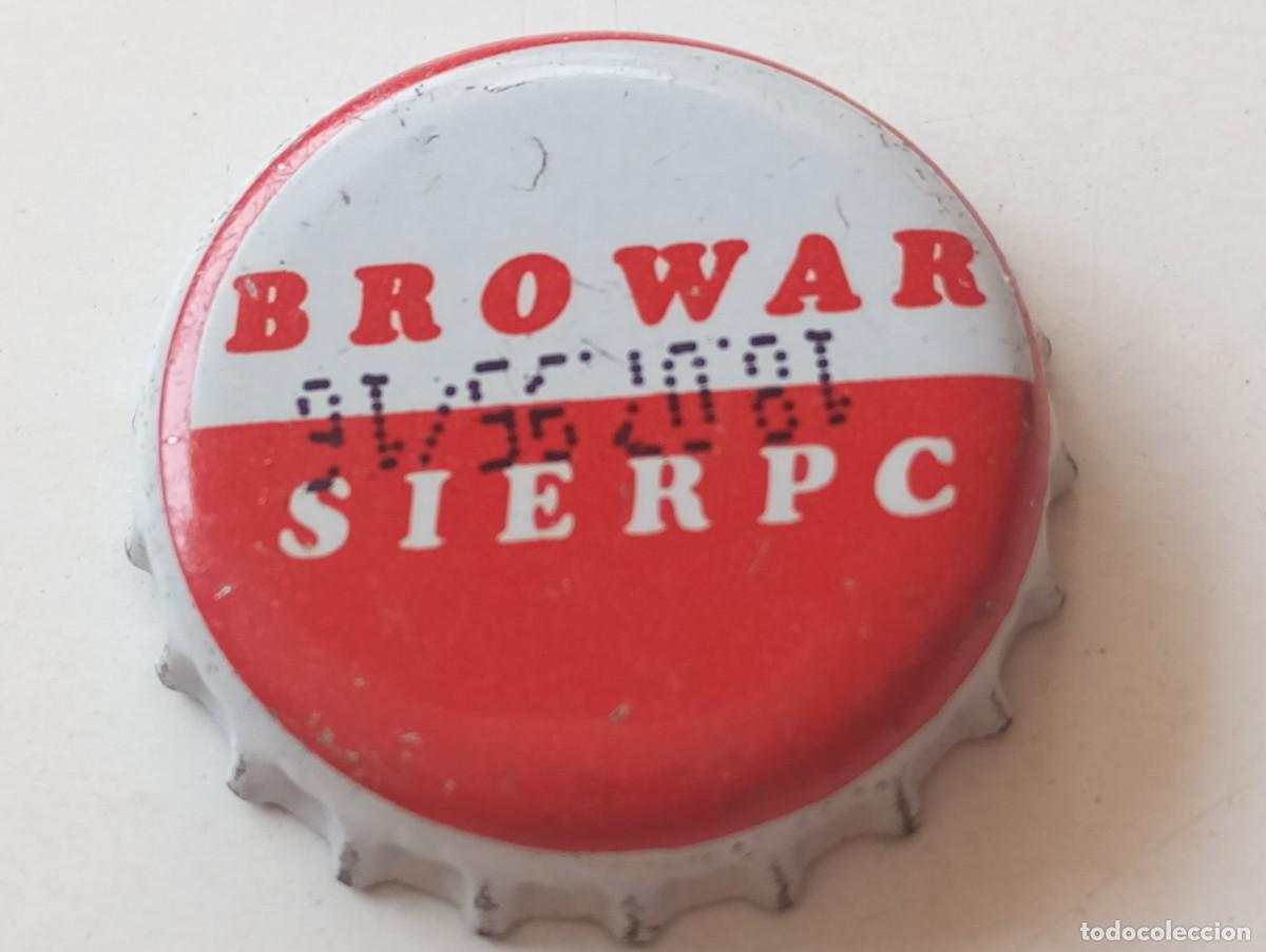 Coleccionismo de cervezas: Chapa tap&oacute;n corona de la cerveza polaca BROWAR SIERPC