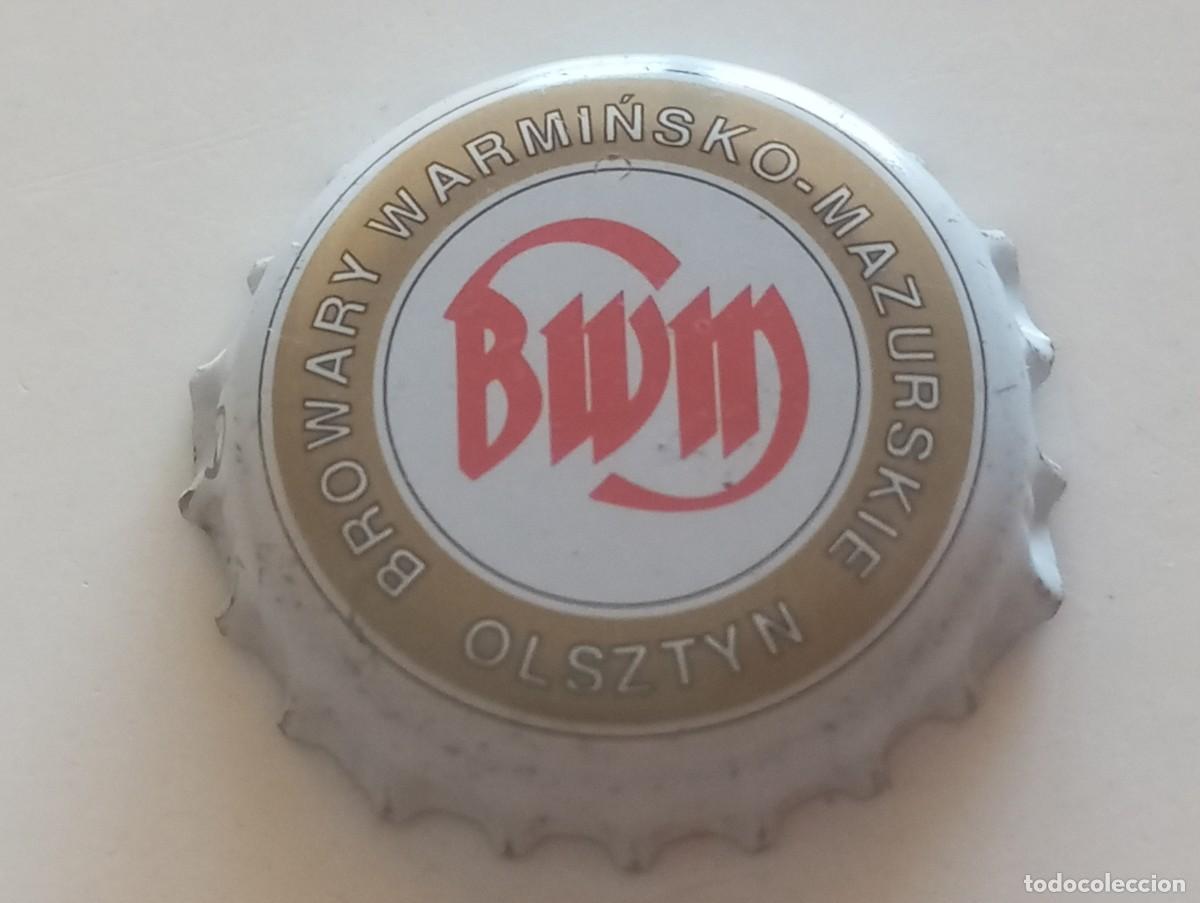 Coleccionismo de cervezas: Chapa tap&oacute;n corona de la cerveza polaca BWM BROWARY WARMINSKO-MAZURSKIE - OLSZTYN