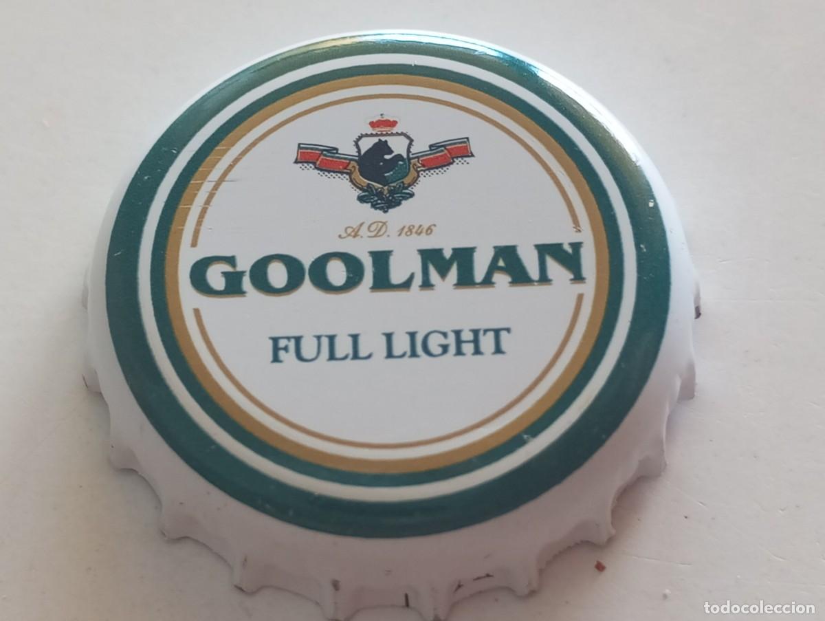 Coleccionismo de cervezas: Chapa tap&oacute;n corona de la cerveza polaca GOOLMAN FULL LIGHT A.D. 1846