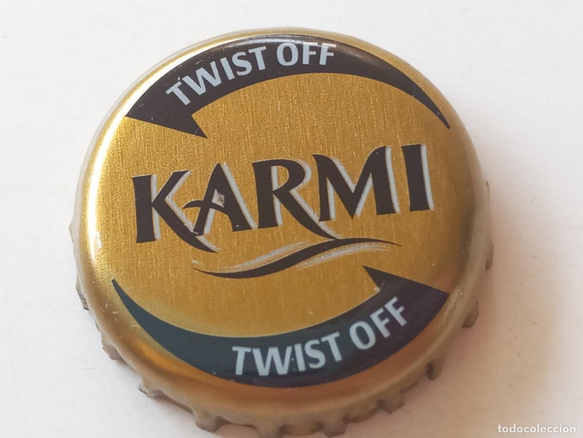 Coleccionismo de cervezas: Chapa tap&oacute;n corona de la cerveza polaca KARMI (TWIST OFF)