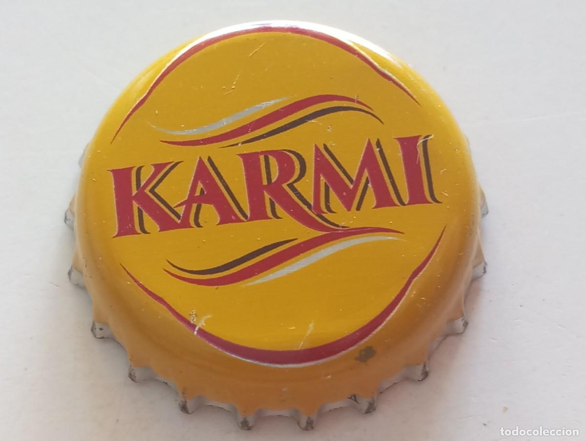 Coleccionismo de cervezas: Chapa tap&oacute;n corona de la cerveza polaca KARMI