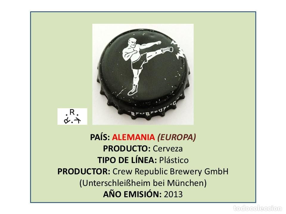 Coleccionismo de cervezas: TAPON CORONA CAPSULA CHAPA CERVEZA CREW REPUBLIC ROUNDHOUSE KICK (ALEMANIA)