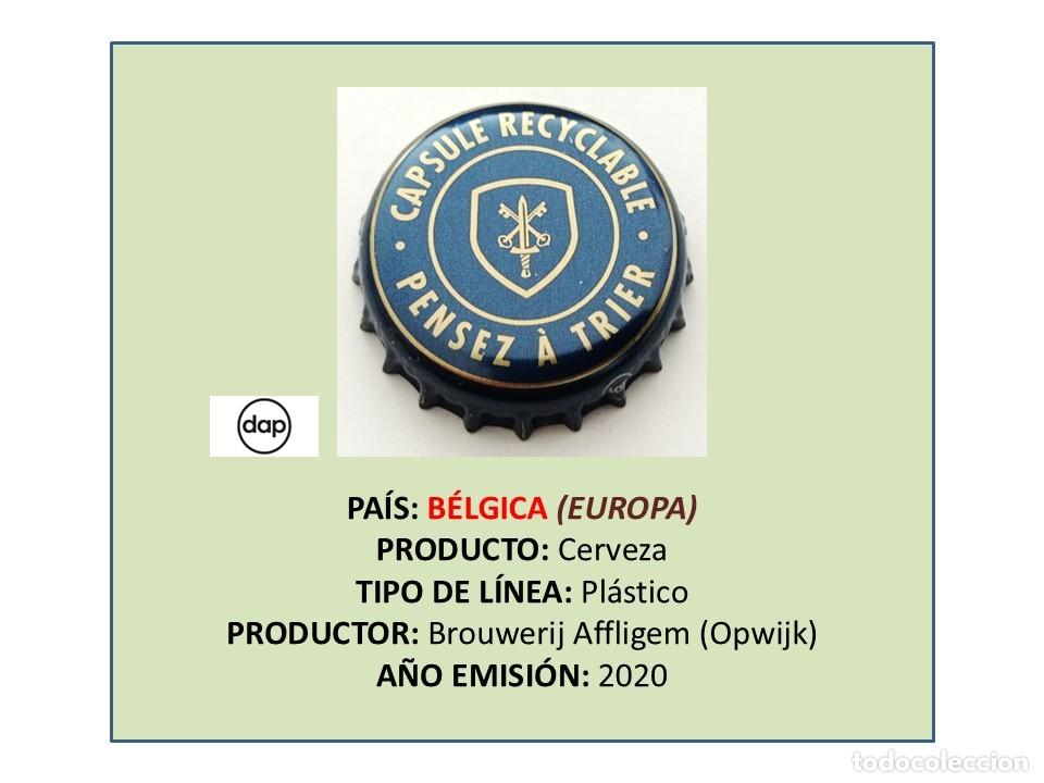 Coleccionismo de cervezas: TAPON CORONA CAPSULA CHAPA CERVEZA AFFLIGEM (B&Eacute;LGICA)