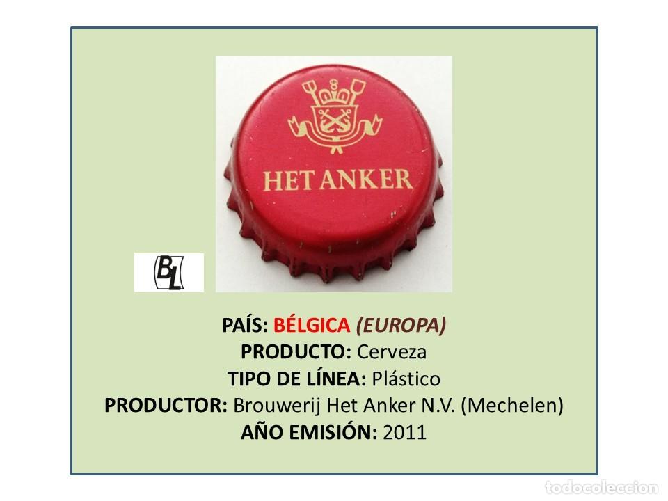 Coleccionismo de cervezas: TAPON CORONA CAPSULA CHAPA CERVEZA HET ANKER GOUDEN CAROLUS AMBRIO (B&Eacute;LGICA)