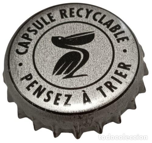 Coleccionismo de cervezas: Francia Capsule Bi&egrave;re Beer Crown Cap Pelforth recyclable pensez &agrave; trier RP861
