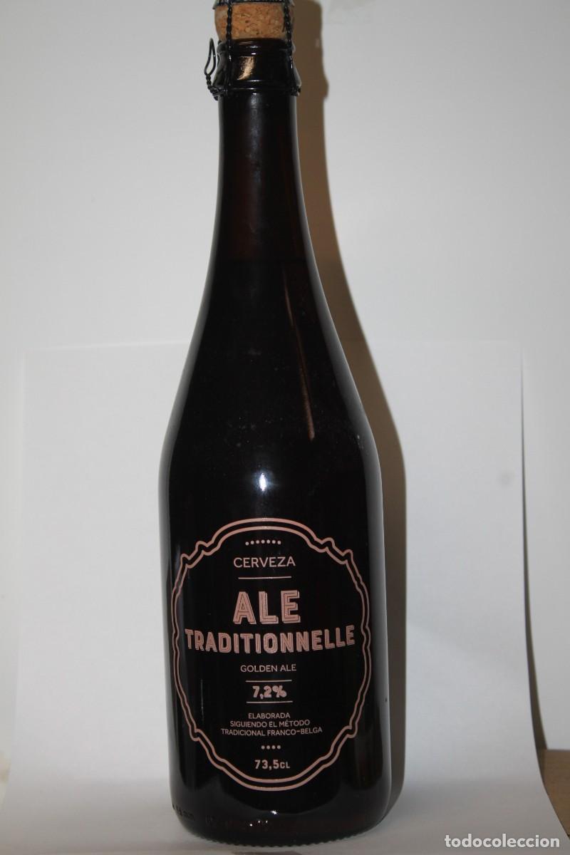 Coleccionismo de cervezas: BOTELLA CERVEZA ALE TRADITIONELLE, LLENA, 73.5 CL