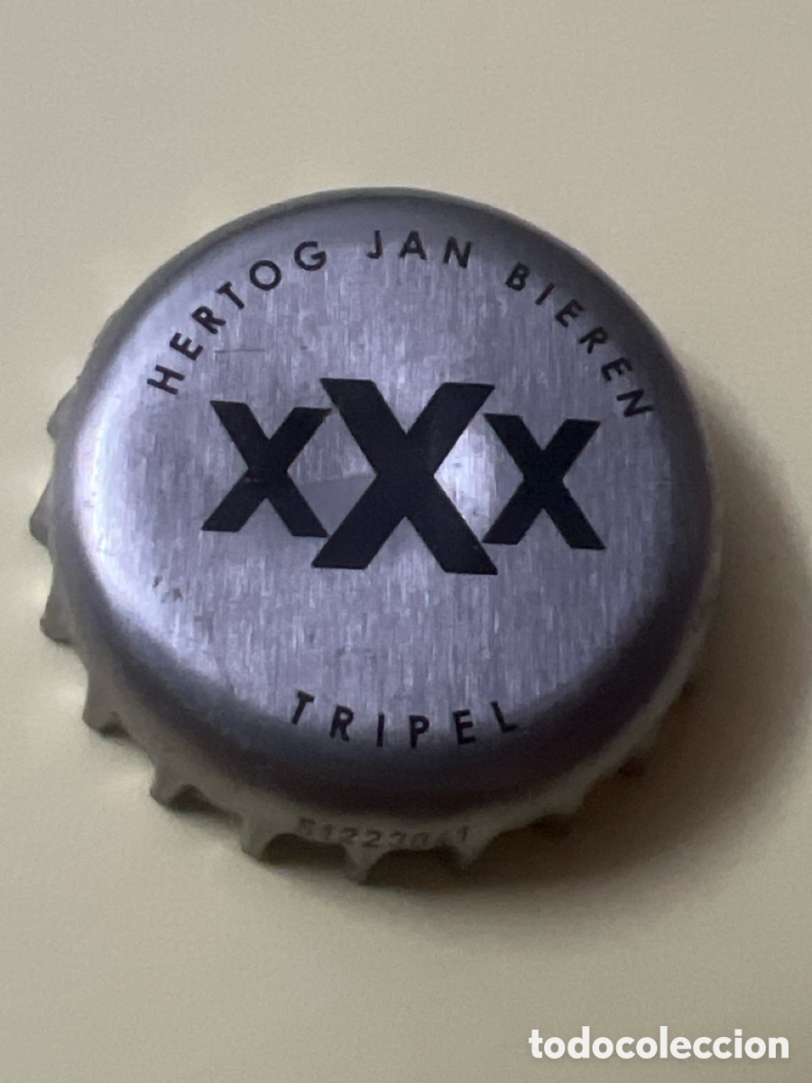 Coleccionismo de cervezas: T4/X112/G6. CHAPA CERVEZA - Hertog Jan Bieren XXX Tripel - Pa&iacute;ses Bajos