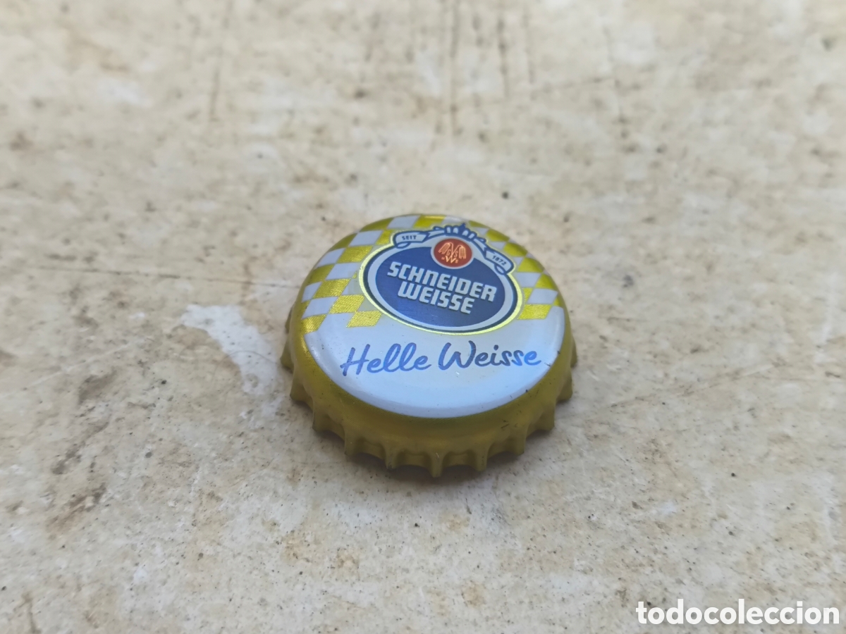 Coleccionismo de cervezas: Chapa Cerveza Schneider Weisse Helle Weisse (RRK)