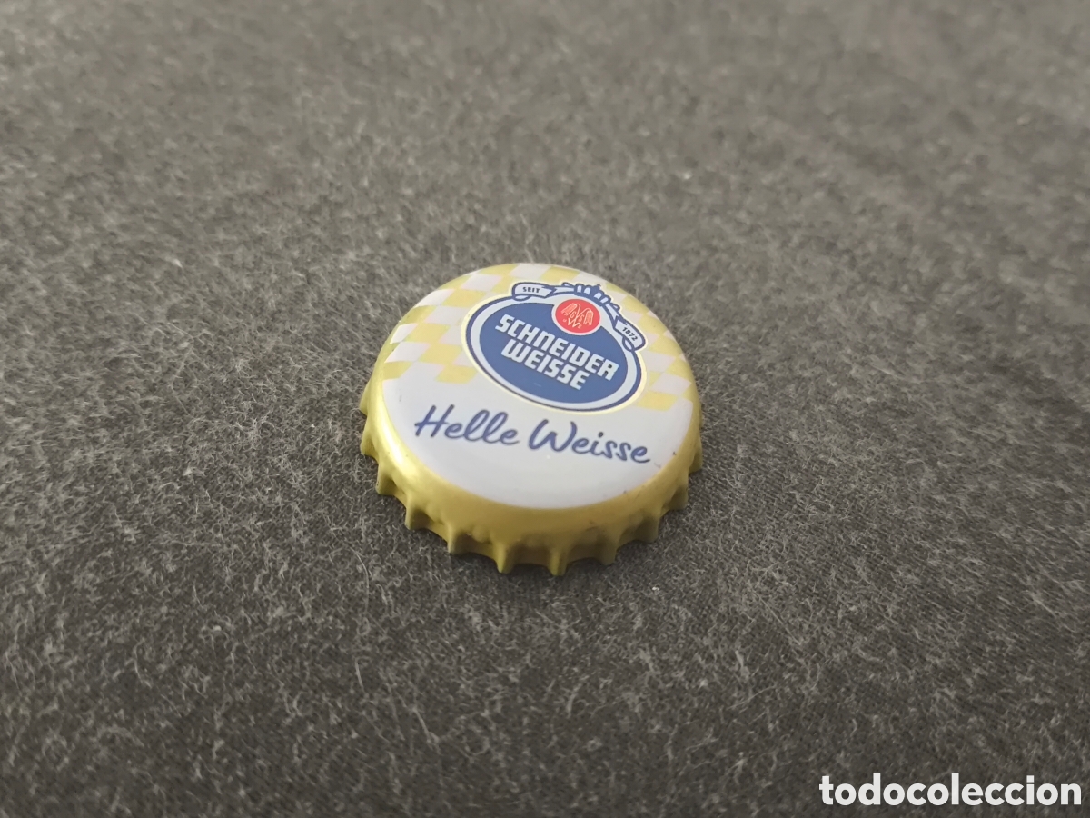 Coleccionismo de cervezas: Chapa Cerveza Schneider Weisse Helle Weisse (RRK)