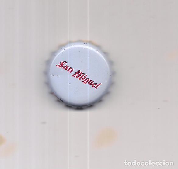 Coleccionismo de cervezas: ! chapa Cerveza San Miguel 60 Aniversario implantacion S.Miguel en M&aacute;laga U