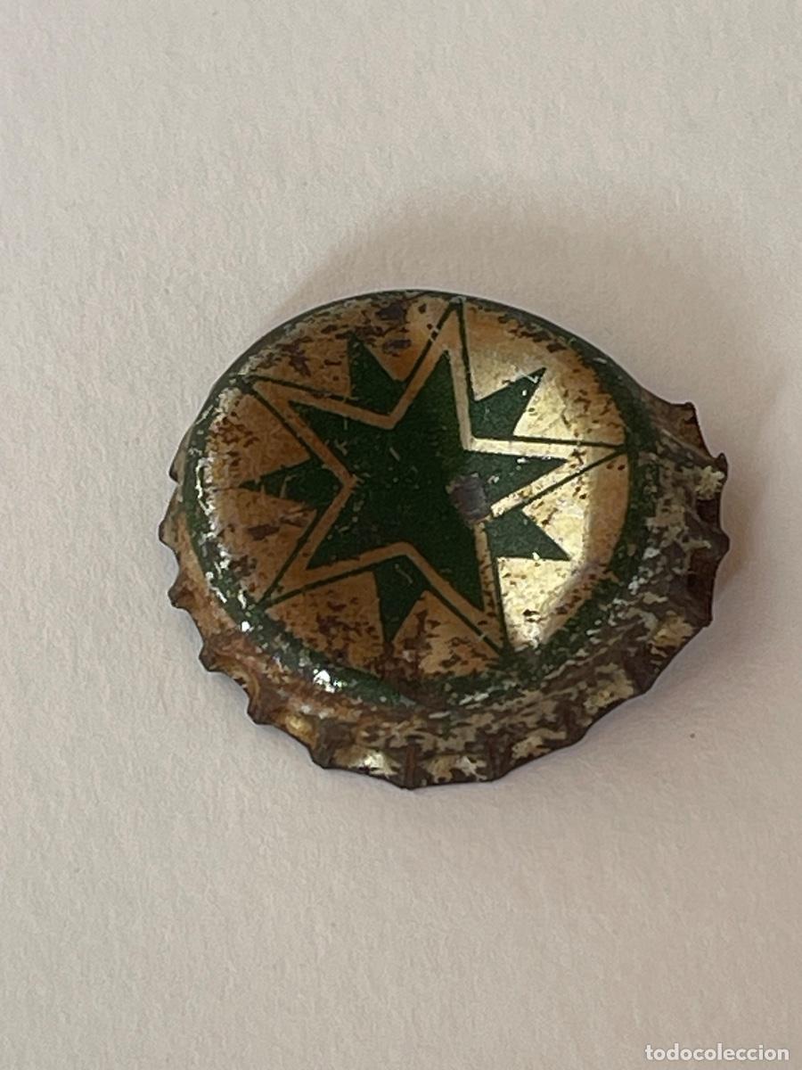Coleccionismo de cervezas: CHAPA CORONA BIER ESTRELLA VERDE CORCHO CERVEZA