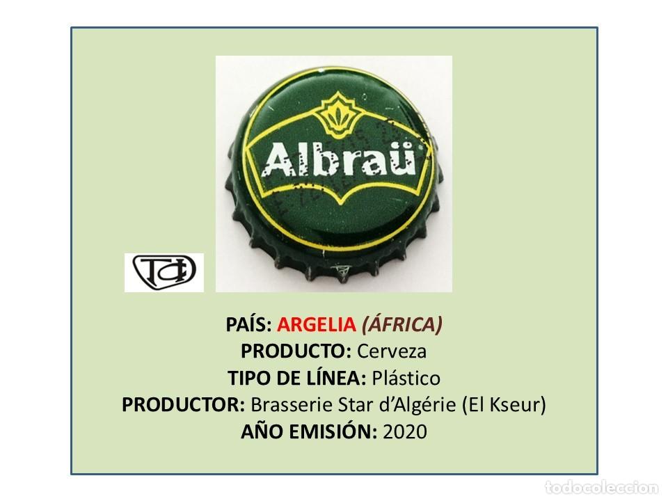 Coleccionismo de cervezas: TAPON CORONA CAPSULA CHAPA CERVEZA ALBRA&Uuml; (ARGELIA)