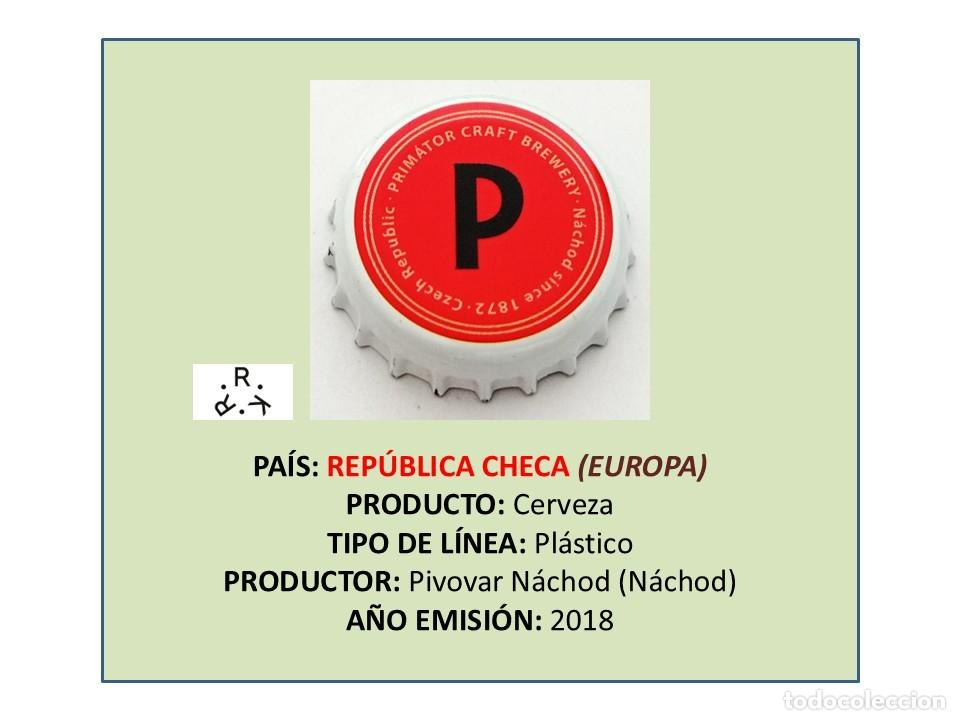 Coleccionismo de cervezas: TAPON CORONA CAPSULA CHAPA CERVEZA PRIMATOR P (REP&Uacute;BLICA CHECA)