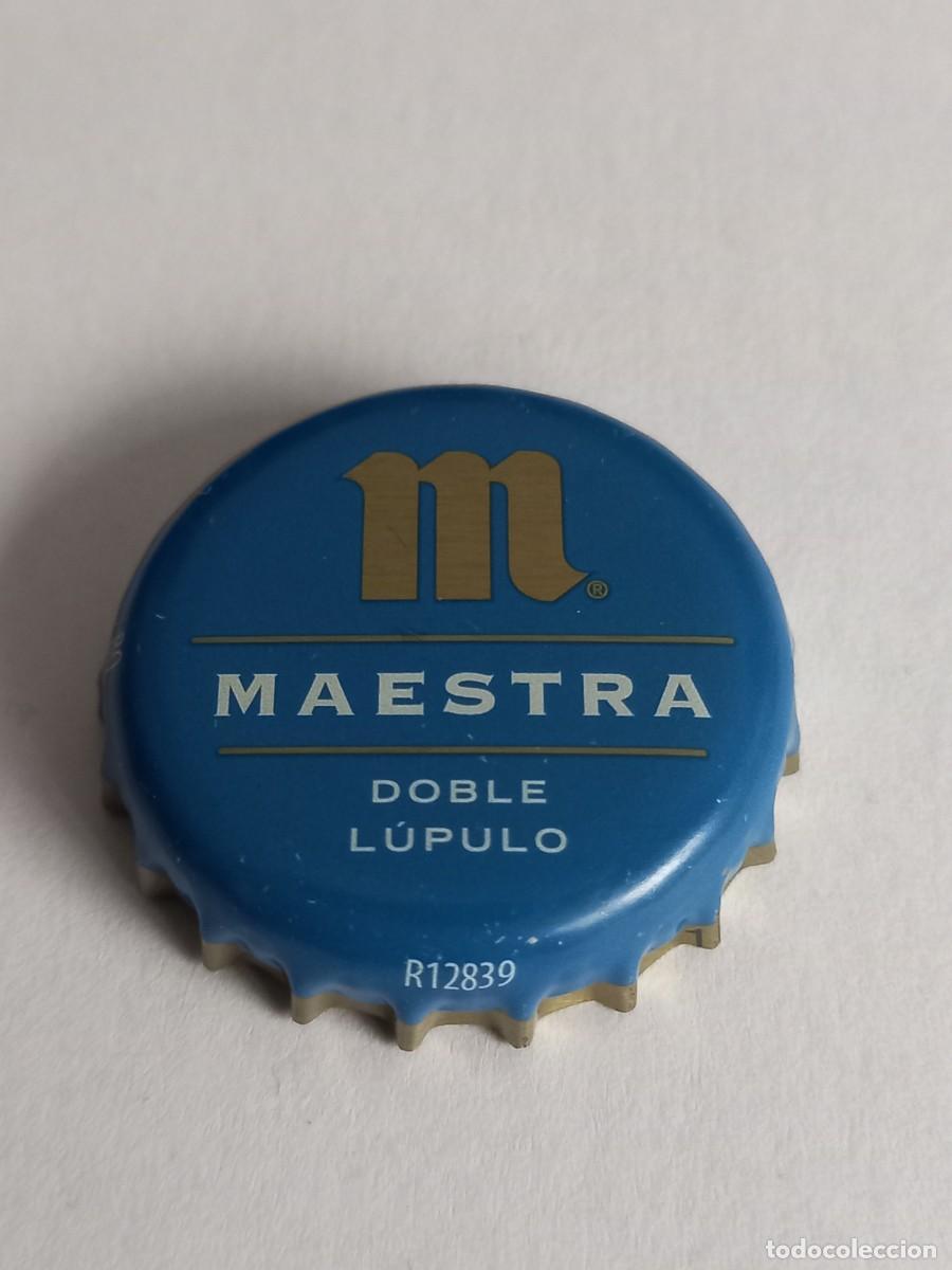 Coleccionismo de cervezas: CHAPA CERVEZA MAESTRA DE MAHOU, FACTOR&Iacute;A U