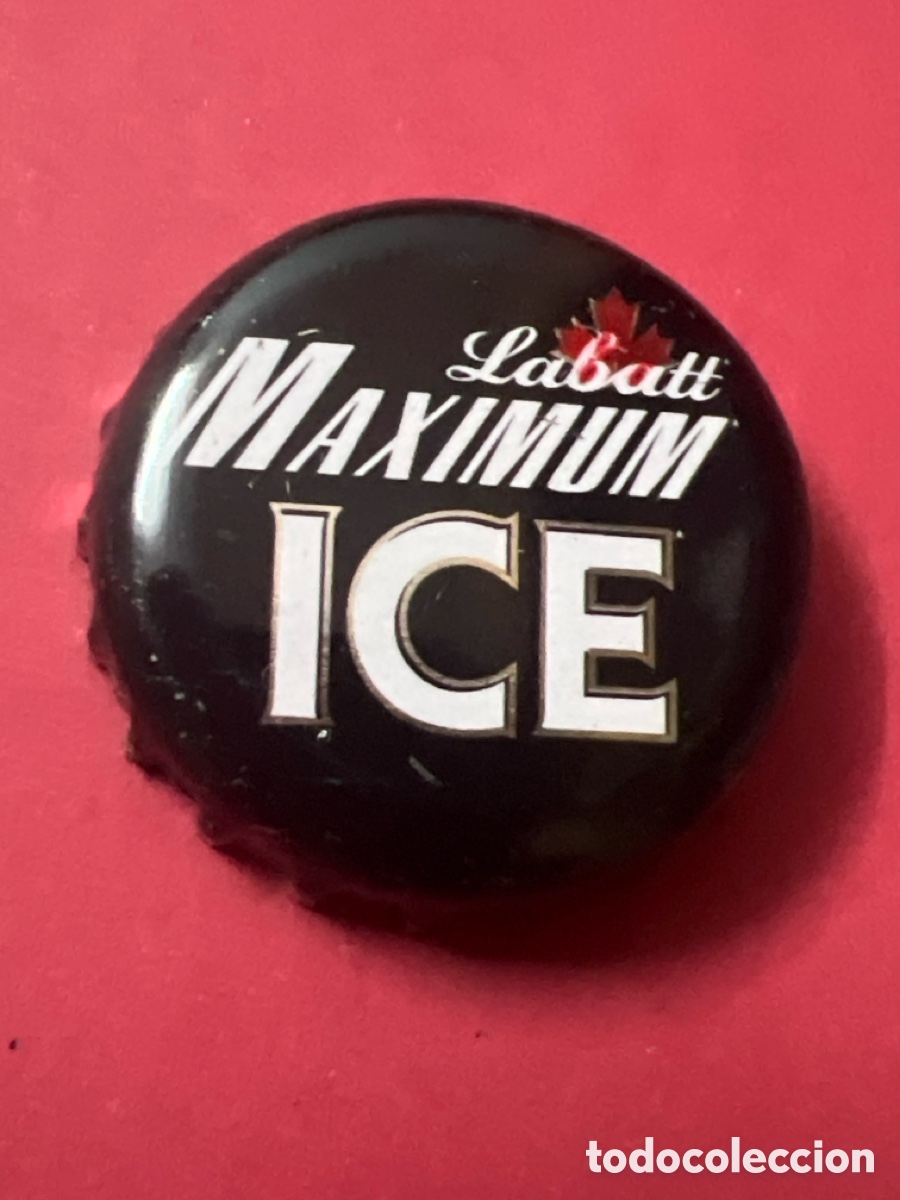 Coleccionismo de cervezas: T4/X116/B4. CHAPA CERVEZA - CANAD&Aacute; - Labatt Maximum Ice