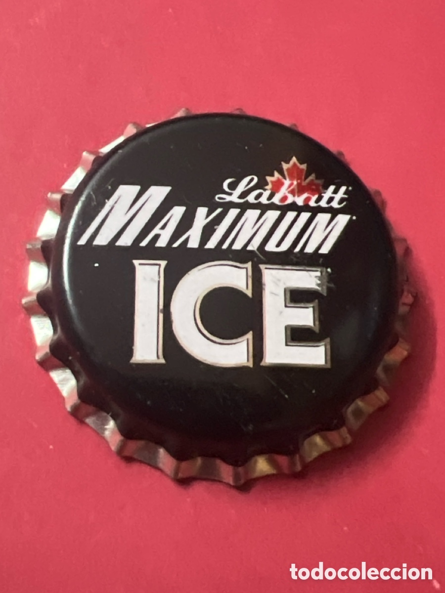 Coleccionismo de cervezas: T4/X116/B5. CHAPA CERVEZA - Labatt Maximum Ice - CANAD&Aacute; - SIN ABRIR