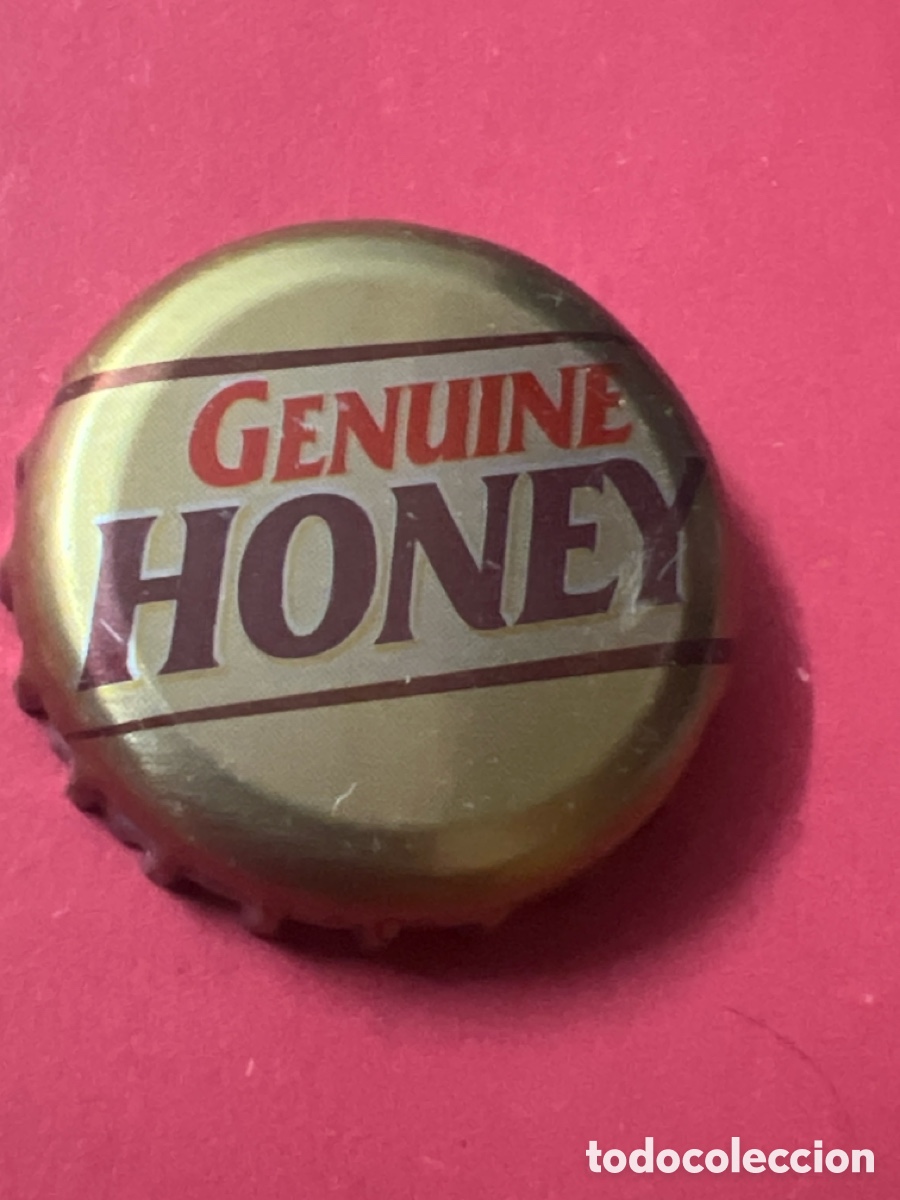 Coleccionismo de cervezas: T4/X116/ B6. CHAPA CERVEZA - Genuine Honey - CANAD&Aacute;