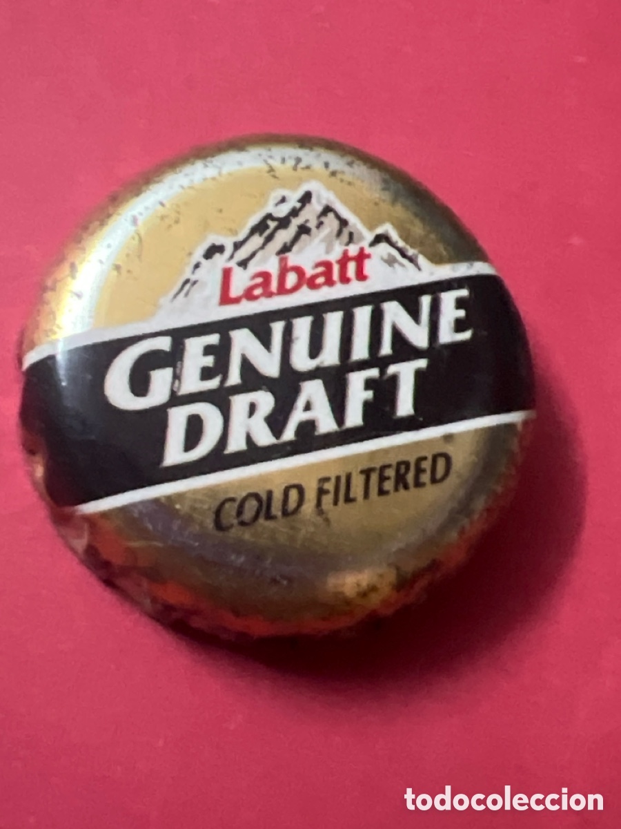 Coleccionismo de cervezas: T4/X116/C1. CHAPA CERVEZA - CANAD&Aacute; - Labatt Genuine Draft Cold Filtered