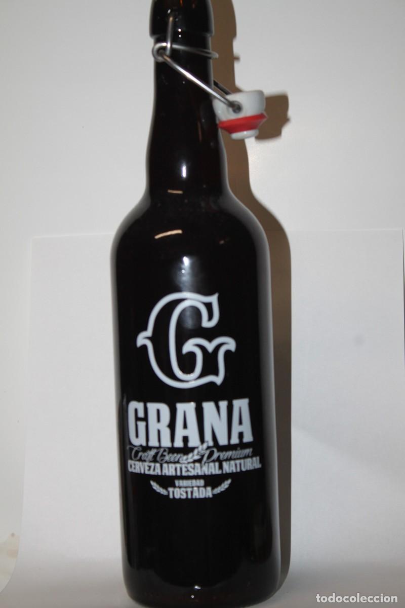 Coleccionismo de cervezas: BOTELLA CERVEZA ARTESANAL GRANA, 75 CL. LLENA