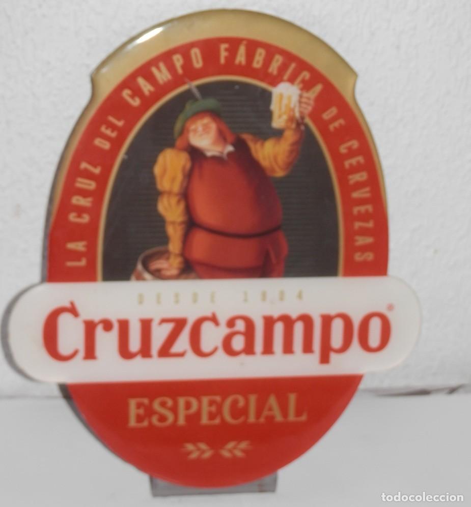 Coleccionismo de cervezas: CERVEZA CRUZCAMPO - DECORACION DE GRIFO