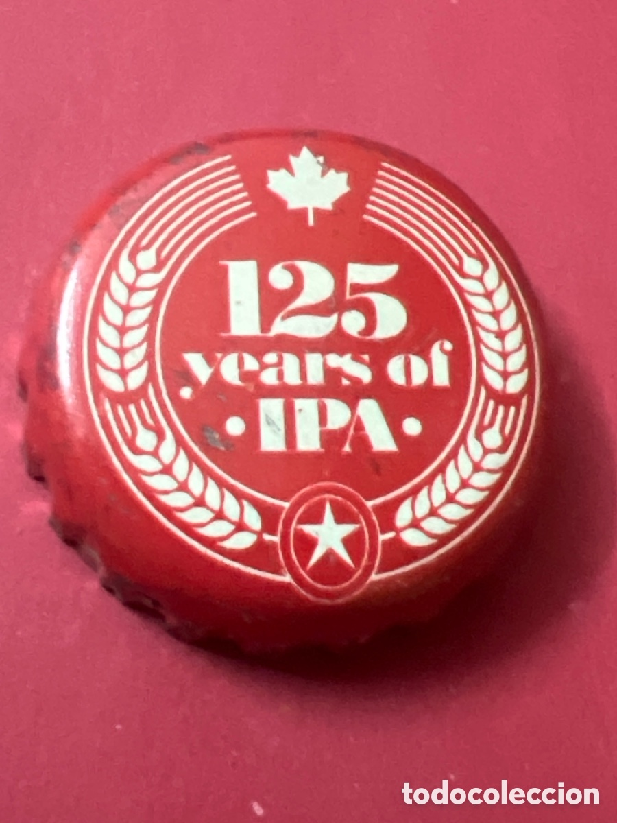 Coleccionismo de cervezas: T4/X115/H4. CHAPA CERVEZA - CANAD&Aacute; - 125 years of IPA