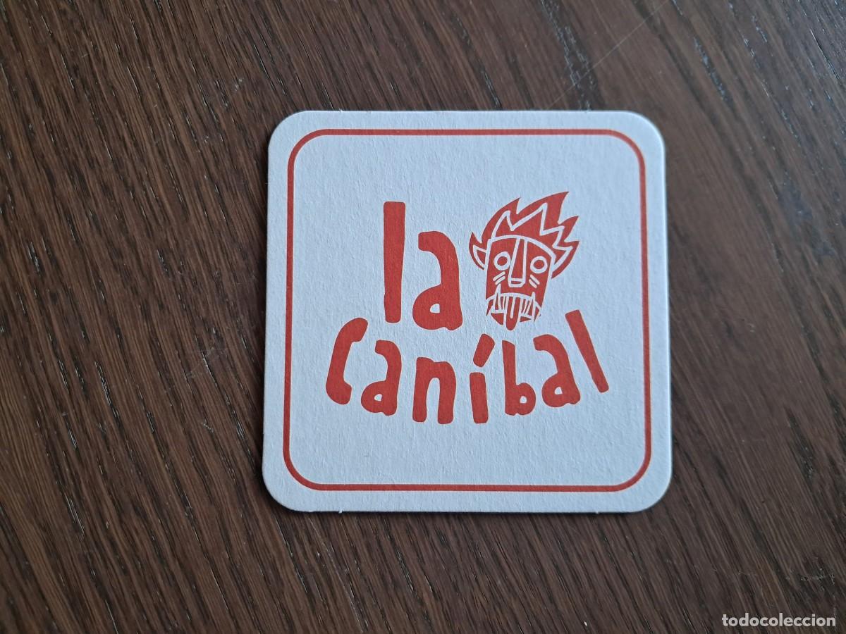 Coleccionismo de cervezas: posavasos de cerveza, La Canibal. cerveza artesana, Madrid.
