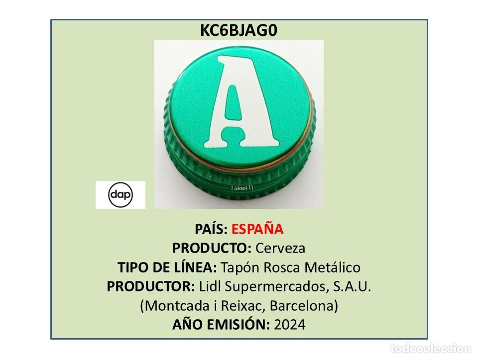 Coleccionismo de cervezas: TAPON CORONA CAPSULA CHAPA ROSCA MET&Aacute;LICO CERVEZA ARGUS (ESPA&Ntilde;A)
